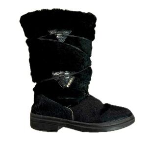 Vintage Oscar Sport Apres Ski Pony Hair Fur Winter Boots